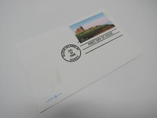 USPS Scott UX306 20c Block Island Lighthouse RI First Day of Issue Postal Card