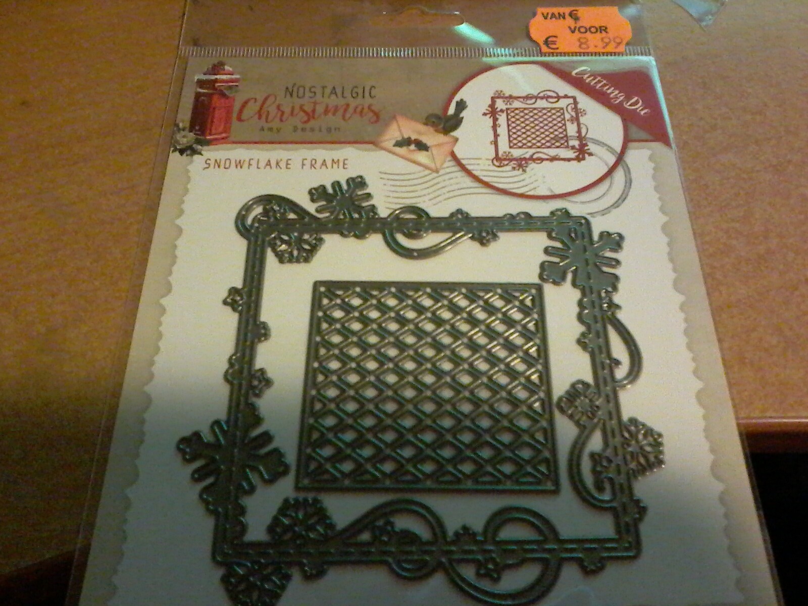 CUTTING DIE FOR  SCRAPBOOKING NOSTALGIC CHRISTMAS  AMY DESIGN NEW (JJ498)