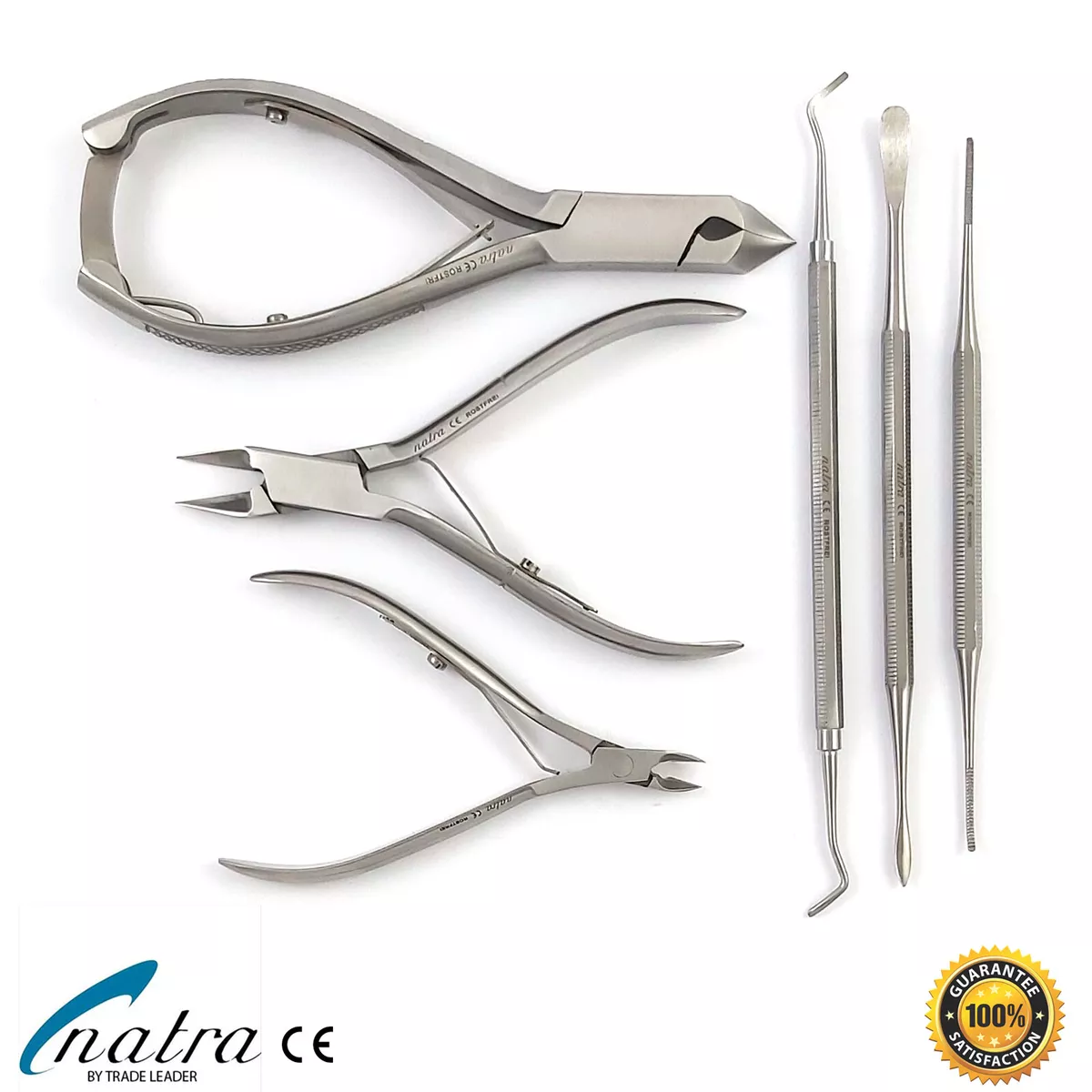 Manicure Pedicure Diabetic Set Toe Nail Cutter Cuticle Nipper Clipper  Excavator