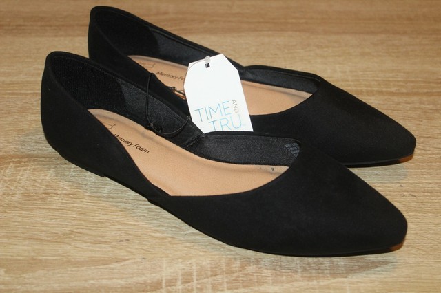 time and tru memory foam flats