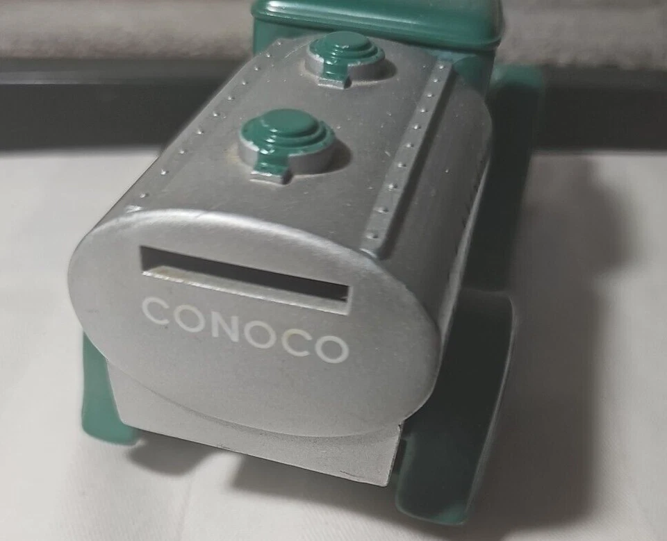 🚗 Banco de monedas fundidas a presión Ford Modelo A 1929 Conoco Continental Oil Company Foto 3 de 4