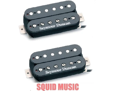Seymour Duncan Custom SH-5 Bridge & Jazz SH-2n Neck Black Humbucker Pickup Set 