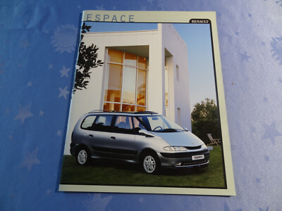 Renault Espace 2001 High Gloss Brochures, Prices, Features - Mint