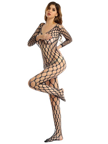 Sexy Damen Lack Leder Catsuit Zip Jumpsuit Playsuit Hosenanzug Clubwear M-5XL - Bild 18 von 23