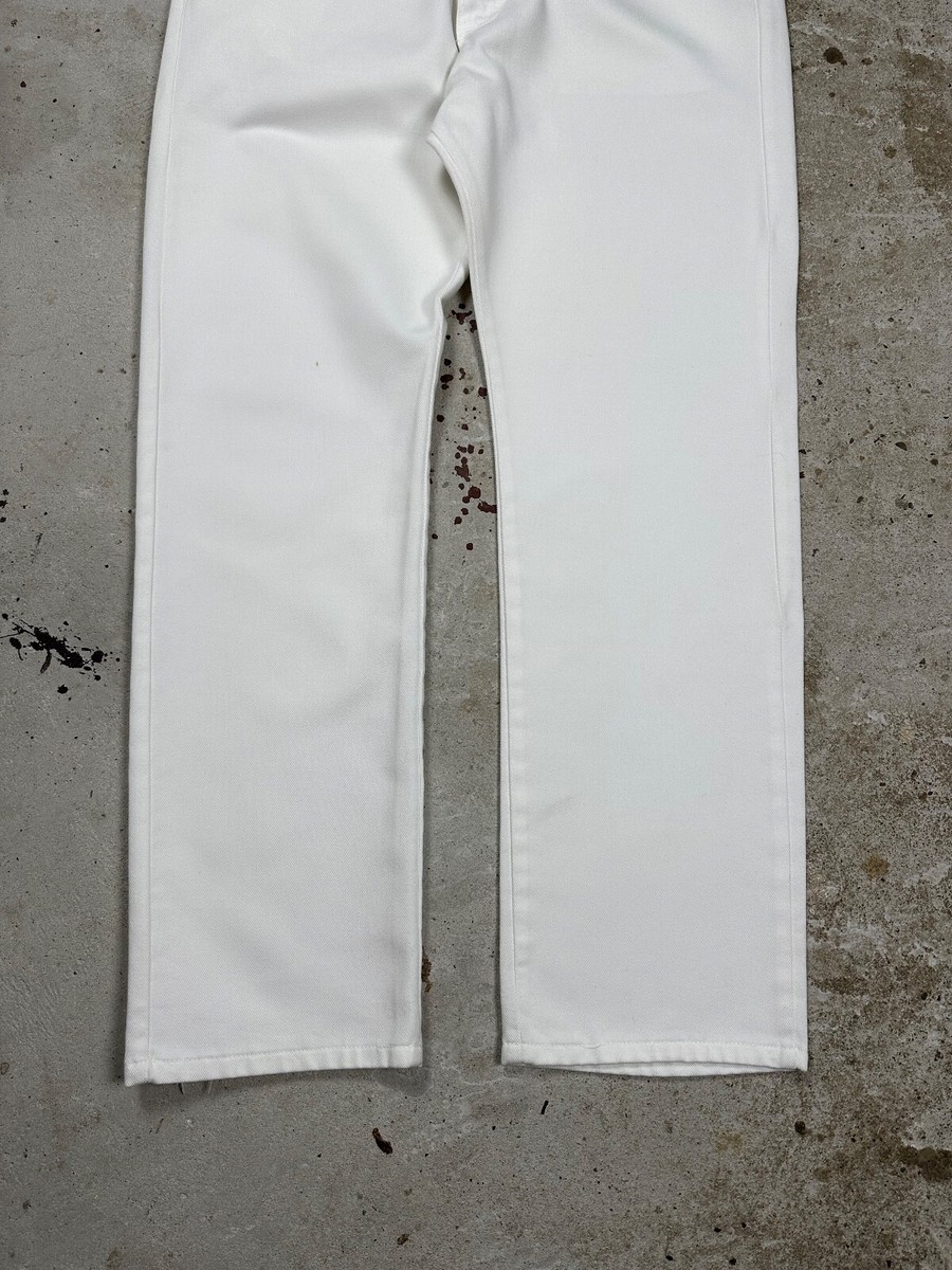 パンツ vintage made in USA LA GATE white denim GATE CLASSIC JEANS MENS WHITE SIZE 30 INSEAM IS M OR 32