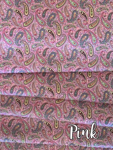 Cotton Paisley Fabric by the yard, Bandana Fabric, Quilter Cotton, in 16 Colors - Picture 2 of 33