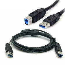 NEW Branded USB-A to USB-B 2.0 Cable 5 Gbps Transfer Speed for Printer/Scanner