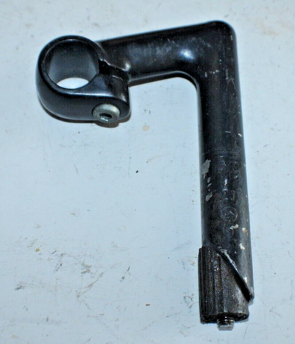 Vintage Black 22.2mm Quill Bike Stem 80mm 25.4mm -15º Rise Black Fast US Shipper - Picture 2 of 8