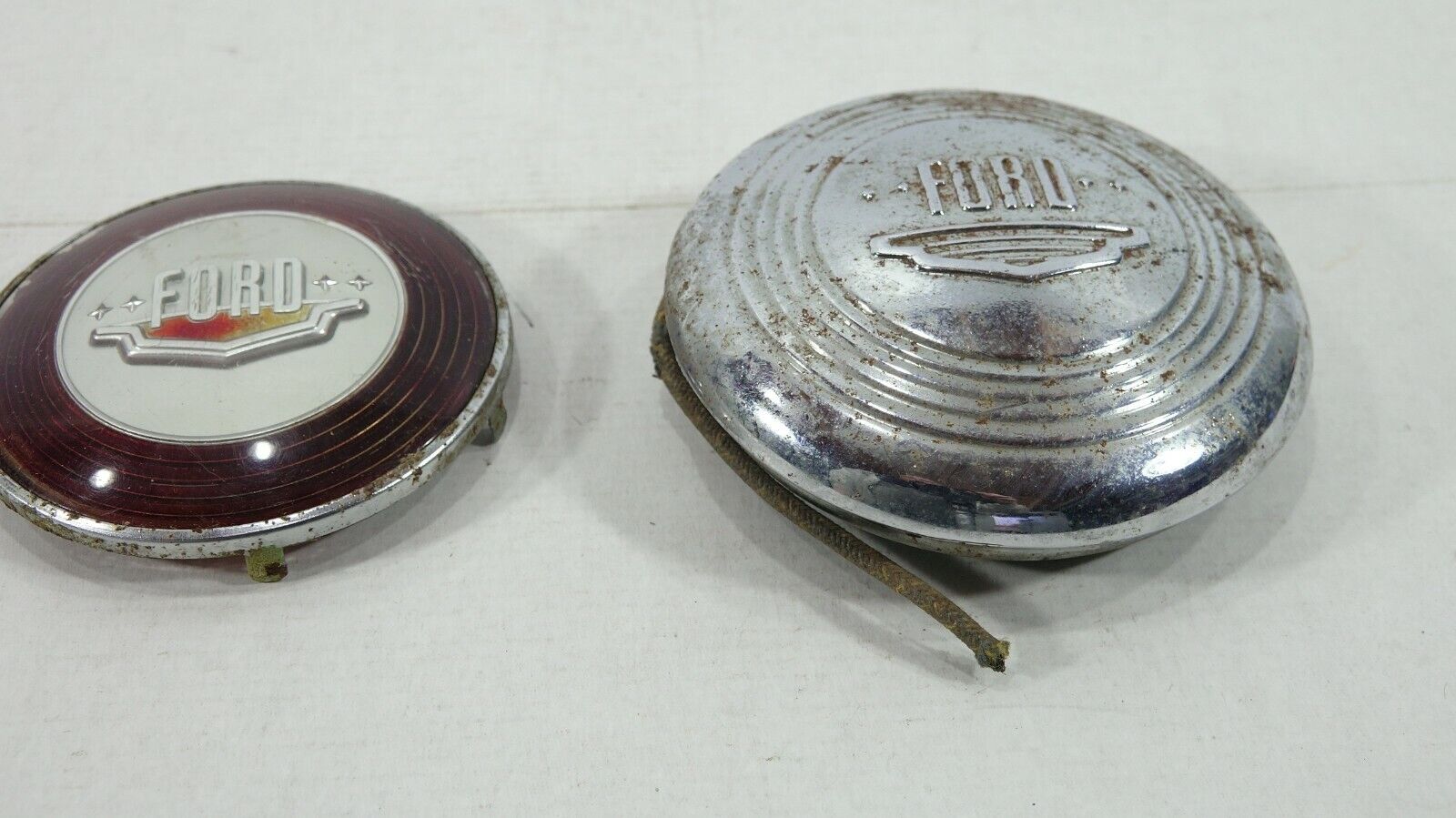 2 1940's Ford Cap, Horn Button, Light Cover -You Decide- 1940's