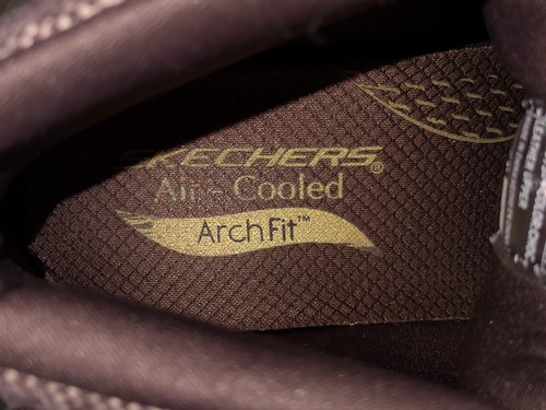 Skechers Womens Hiking Boots Size Sz 8 Brown Arch Fit Air Cooled Suede Leather - 第 5/6 張圖片
