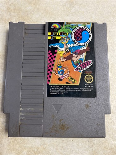 T&C Town And Country Surf Designs: Wood & Water Rage (Nintendo NES, 1988) Cart