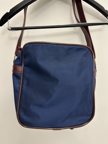 Vintage Samsonite Overnight Bag Blue Canvas 10in Carry On Weekender Shoulder Bag - Picture 2 of 10