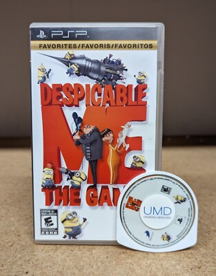 Despicable Me: The Game (Sony PSP, 2010) Us Ntsc W/ Game And