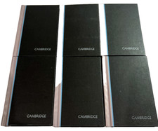 Cambridge Casebound Legal Ruled Notebook 96-Sheets 3-1/2" x 5-1/4" 6-Pack 
