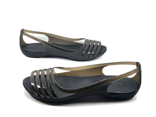 crocs huarache flat jelly sandals