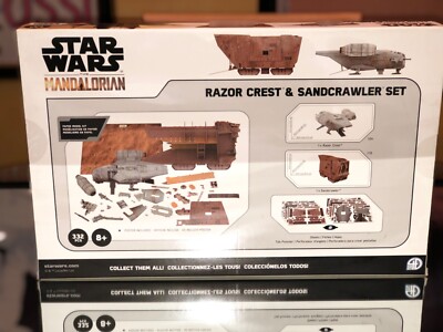 Star Wars The Mandalorian Razor Crest & Sandcrawler Set Paper