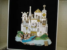 DISNEY DLR E-TICKET COLLECTION IT'S A SMALL WORLD JUMBO PIN IN BOX LE 500