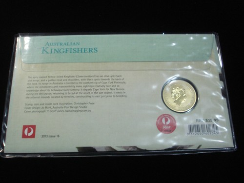 Australian Kingfishers 2013 PNC Inc Colour $1 Coin - Picture 2 of 2