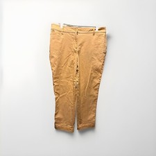 Talbots Women  s Orange Perfect Crop Pants Size 10