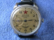 MARRIAGE Vintage MILITARY WristWatch Converted Pocket Watch USSR