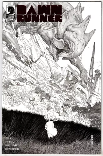 DAWNRUNNER #2- 1:10 EVAN CAGLE FOIL LETTER VARIANT- RAM V- DARK HORSE
