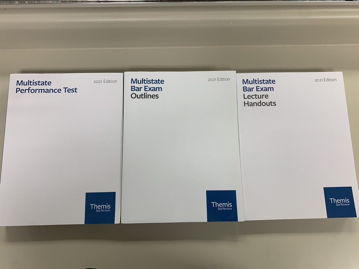 2021 Themis Bar Exam Review 3 Books | Performance Test Outlines