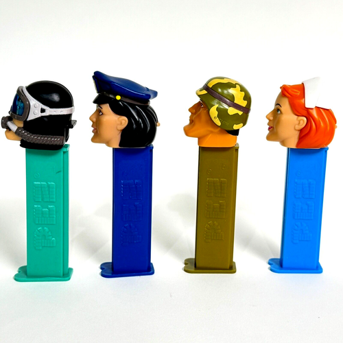 PEZ Emergency Heroes Subacqueo Polizia Esercito Ranger Infermiera Dispenser Caramelle - Foto 4 di 10