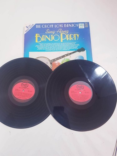 The Geoff Love Banjos - Sing-Along Banjo Party Double 2 LP Vinyl 12" MFP 1016 - Picture 3 of 12