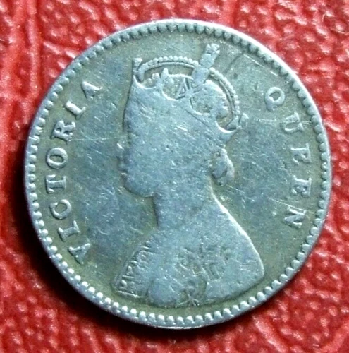 1875 British India 2 Annas — photo from the most recent tracked eBay sale