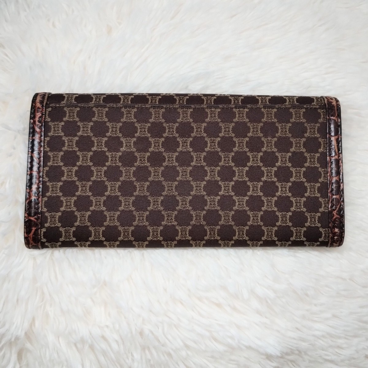 小物 Old Celine Macadam Long Wallet Vintage IMG_6866_4b385174-7dac-4598-