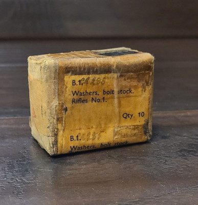 Sealed Box of 10 Enfield #1 Mk III Buttstock Bolt Washers