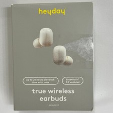 True Wireless Bluetooth Earbuds - heyday - White