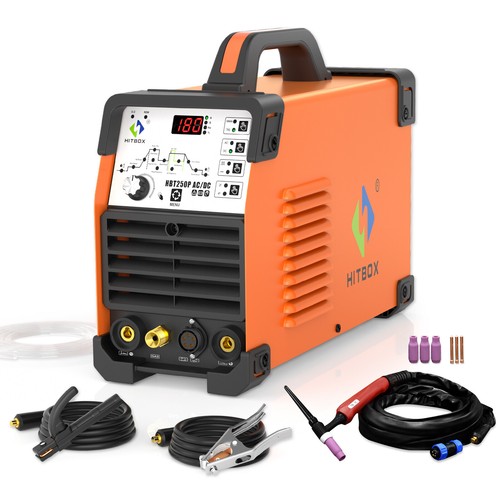 HITBOX 200AMP Aluminum HF TIG AC DC TIG Welding Machine Inverter TIG Welder 240V - Picture 11 of 12