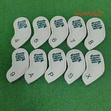 M*lbon 10pcs Golf Iron Head Cover Set Golf Iron Club Cover Invincible Standing