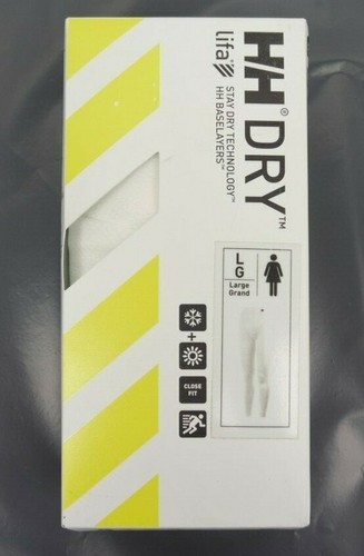 WOMENS HELLY HANSEN LADIES DRY ORIGINAL BASE LAYER TROUSER WHITE 48600 - Picture 4 of 5