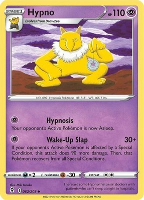 Hypno - 062/203 - Uncommon - Near Mint - Sword & Shield - Evolving Skies