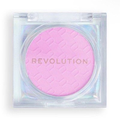 Revolution Universal Pink Pressed Powder Blush Single Makeup Compact Shade