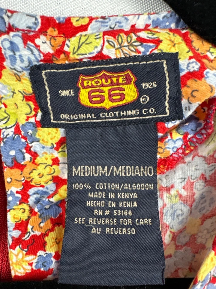Vestido de verano para mujer Route 66 multicolor floral algodón talla M Foto 4 de 4