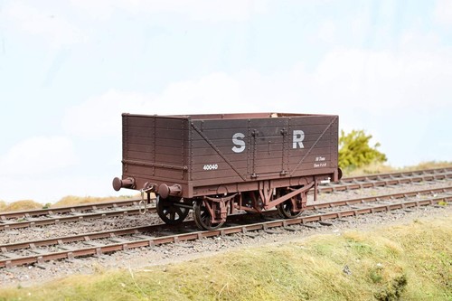Dapol Spur O 7F-071-014W SR braun 7-Planken offener Wagen Nr.40040 werkseitig verwittert | Condition: Used