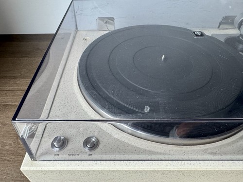 VINTAGE KENWOOD KD-2055 BELT-DRIVE TURNTABLE “THE ROCK” GRANITE - Picture 4 of 10