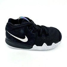 Nike Kyrie 4 TD Black White Baby Toddler Basketball Sneakers AA2899 002