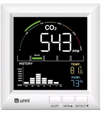 CO2 Monitor Carbon Dioxide Detector for Home, 3 Adjustable Volume for Alerts  3