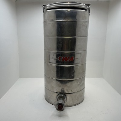 TWA TRANSCONTINENTAL & WESTERN AIR Stanley Thermos Dispenser Coffee Tea Drink
