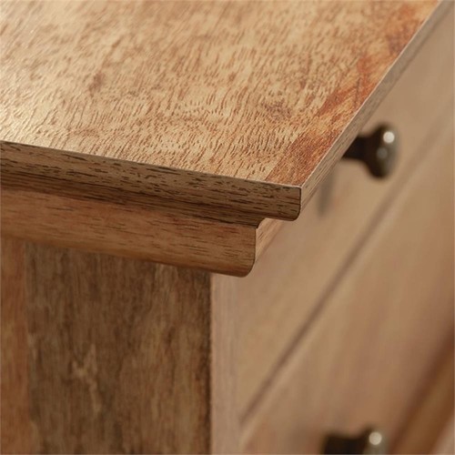 Pemberly Row 3-Drawer Traditional Engineered Wood Bedroom Chest in Brown - Picture 11 of 14