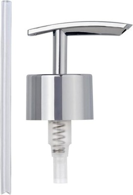 WENKO Ersatzpumpkopf Seifenspender Chrom Kunststoff ABS Bad Küche ø 28 mm 10 cm