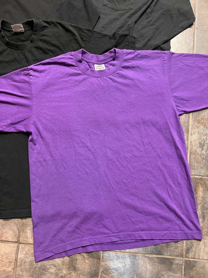 Lote de 4 camisetas Pro Club 5 Pro Super Heavy Carhartt XL manga larga y manga corta Foto 2 de 4