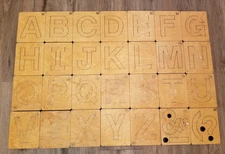 AccCut 4” Block Font Complete Alphabet A-Z Cutting Dies And Characters