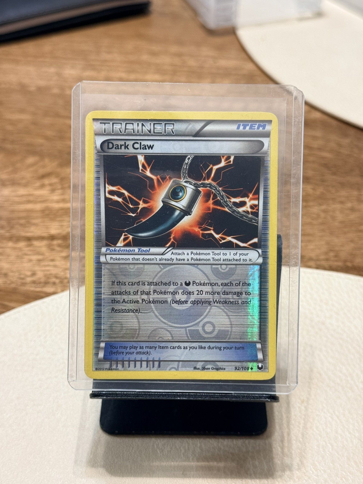 Dark Claw 92/108 Dark Explorers Reverse Holo