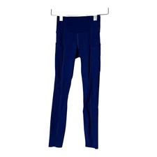 Lululemon Fast & Free 7/8 Tight II *Non-Reflective Nulux 25" Jet Stream size 2