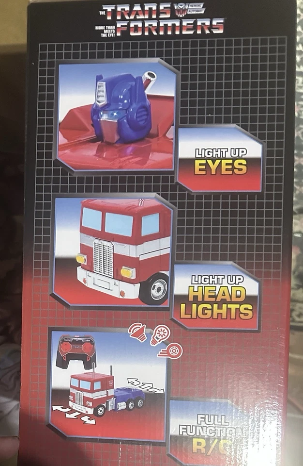Transformers Optimus Prime Auto Conversão RC Controle Remoto Brinquedo Nos - Imagem 4 de 4